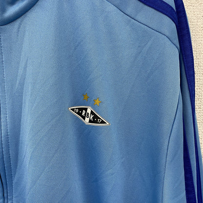 adidas　アディダス　トラックジャケット/ジャージ　パフォーマンスロゴ　青　ブルー　2XLサイズ