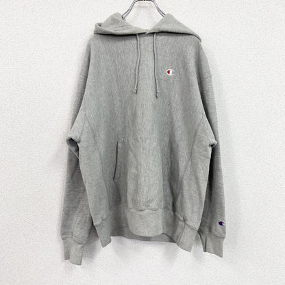 Champion　チャンピオン　リバースウィーブ　スウェットパーカー/フーディー　灰色　グレー　Lサイズ