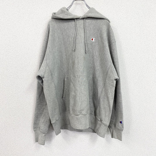 Champion　チャンピオン　リバースウィーブ　スウェットパーカー/フーディー　灰色　グレー　Lサイズ
