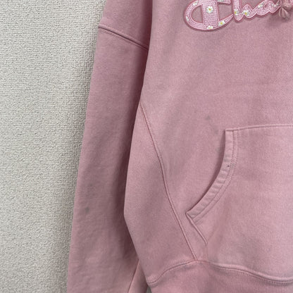 Champion　チャンピオン　リバースウィーブ　スウェットパーカー/フーディー　花柄　ピンク　Sサイズ
