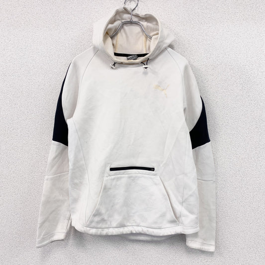 PUMA　プーマ　アノラック　スウェットパーカー/フーディー　白　ホワイト　Mサイズ