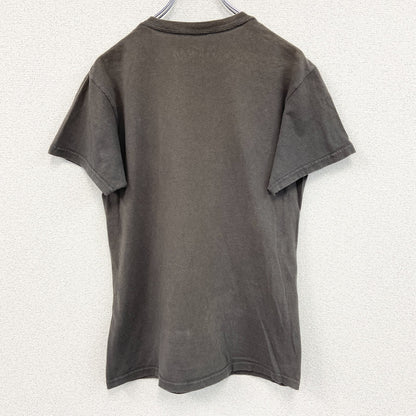 SUPERDEAD　半袖プリントアニマルTシャツ　マウス　酔っ払いネズミ　車　茶色　ブラウン　Sサイズ