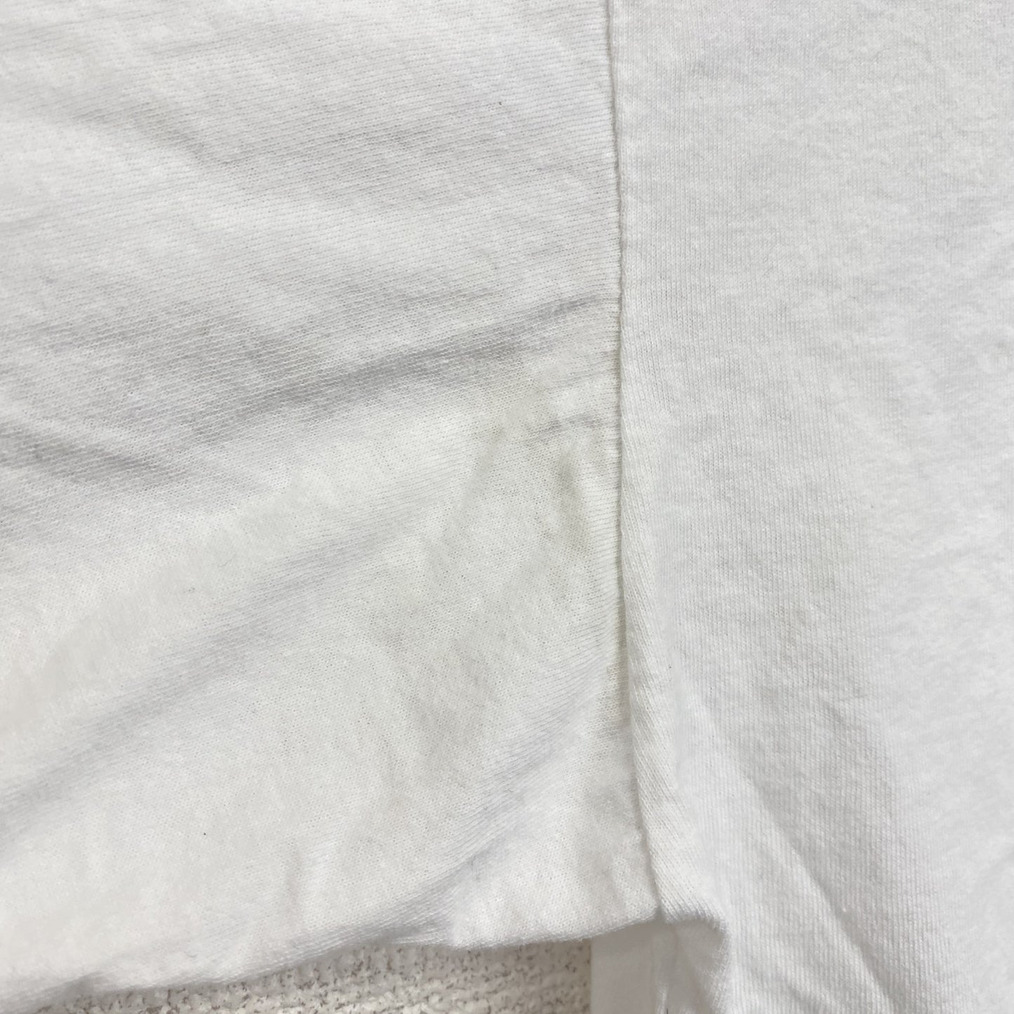 90s　BROOKS　ブルックス　半袖プリントTシャツ　シングルステッチ　クルーネック　ヴィンテージ　白　ホワイト　Lサイズ
