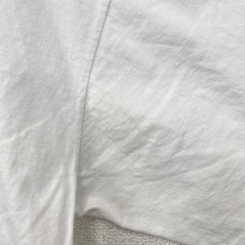 90s　BROOKS　ブルックス　半袖プリントTシャツ　シングルステッチ　クルーネック　ヴィンテージ　白　ホワイト　Lサイズ