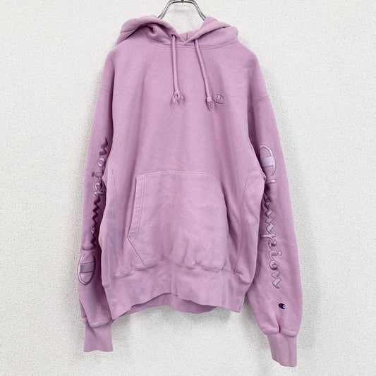 Champion　チャンピオン　リバースウィーブ　スウェットパーカー/フーディー　ピンク　Mサイズ