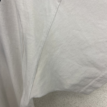 古着 used　FURUIT OF THE LOOM　半袖プリントTシャツ　バタフライ　クルーネック　カジュアル　白　XLサイズ