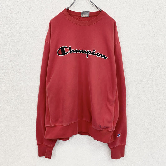 Champion　チャンピオン　リバースウィーブ　スウェット/トレーナー　フェード　赤　レッド　Lサイズ