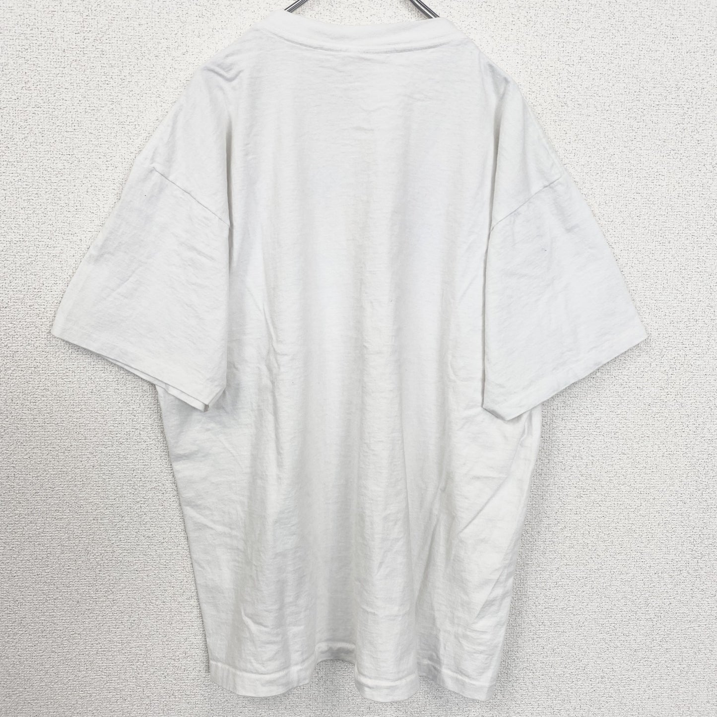 古着 used　90s　WeeZee　半袖プリントTシャツ　地球　シングルステッチ　ヴィンテージ　レトロ　白　クルーネック