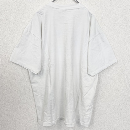 古着 used　90s　WeeZee　半袖プリントTシャツ　地球　シングルステッチ　ヴィンテージ　レトロ　白　クルーネック