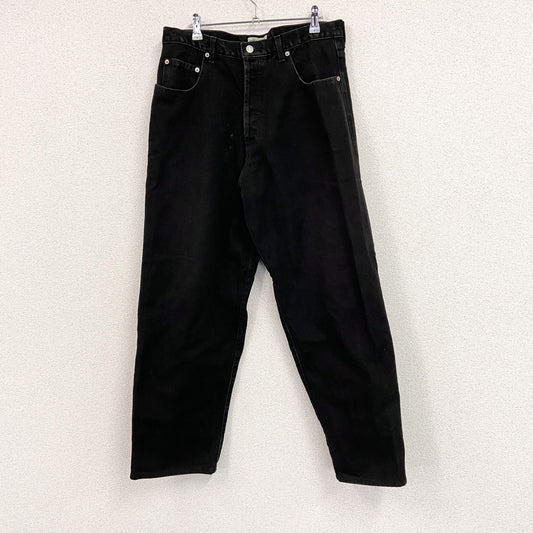 90s　GUESS JEANS　ゲスジーンズ　デニムパンツ/ジーンズ　ボタンフライ　黒　ブラック　W34サイズ