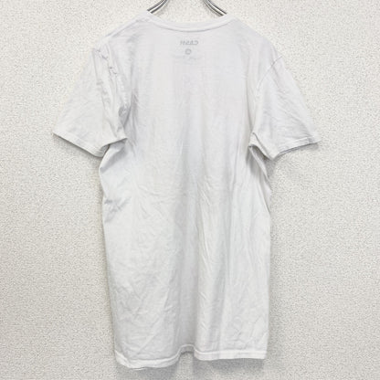 古着 used　johny Cash　ジョニー・キャッシュ　半袖アーティストTシャツ　音楽　ミュージシャン　白　ホワイト　Mサイズ