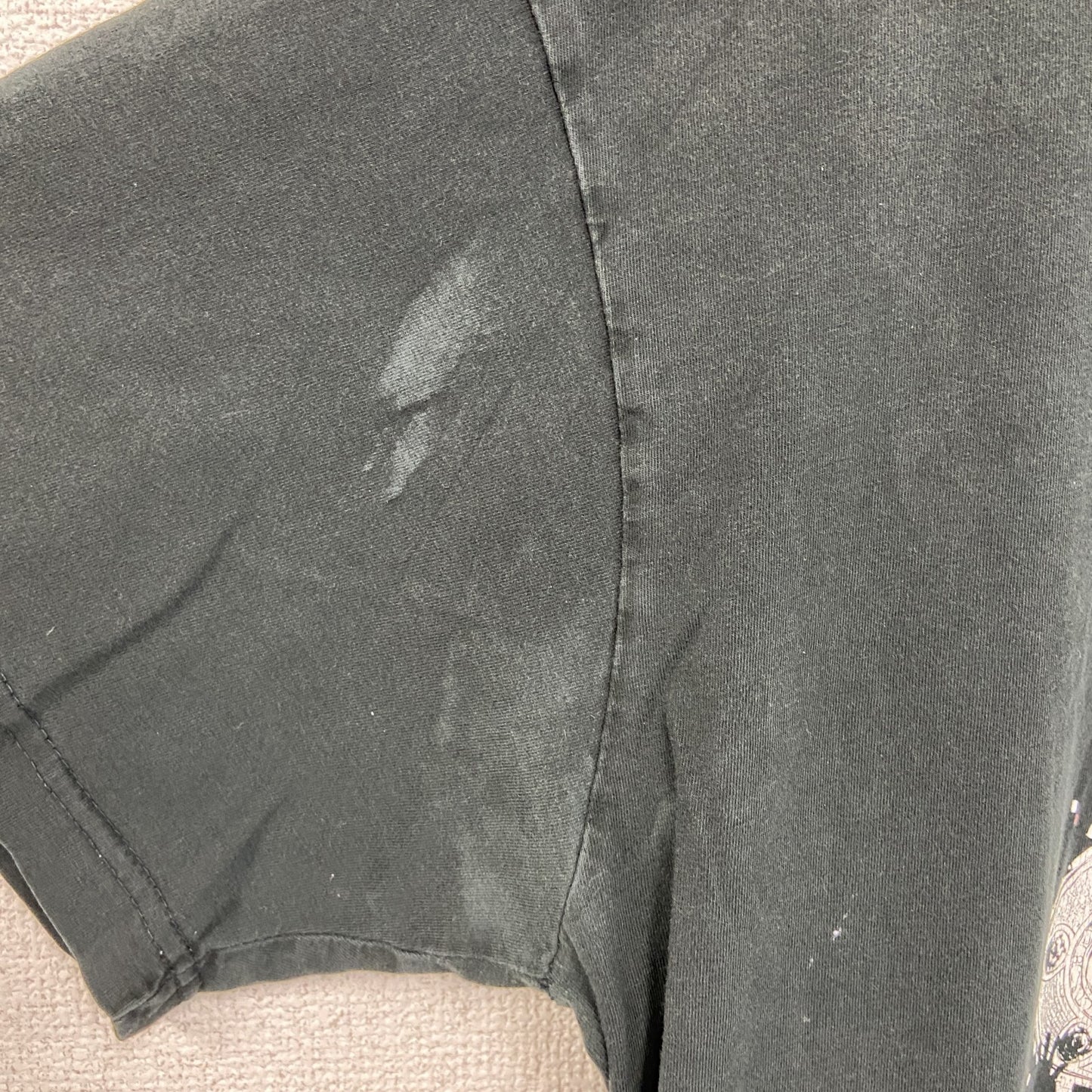 古着 used　FCBAYEAN MUNCHEN　半袖プリントTシャツ　TRIPLE　レトロ　黒　クルーネック　XLサイズ