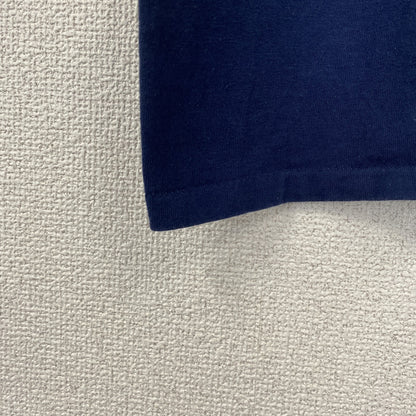 古着 used　90s　ONEITA　半袖ワンポイントTシャツ　レトロ　ネイビー　紺　シングルステッチ　ヴィンテージ　2XLサイズ