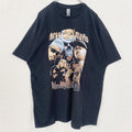 古着 used　Live by Yo Rep　半袖プリントTシャツ　ラッパー　レトロデザイン　黒　ブラック　2XLサイズ