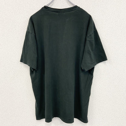 古着 used　FCBAYEAN MUNCHEN　半袖プリントTシャツ　TRIPLE　レトロ　黒　クルーネック　XLサイズ