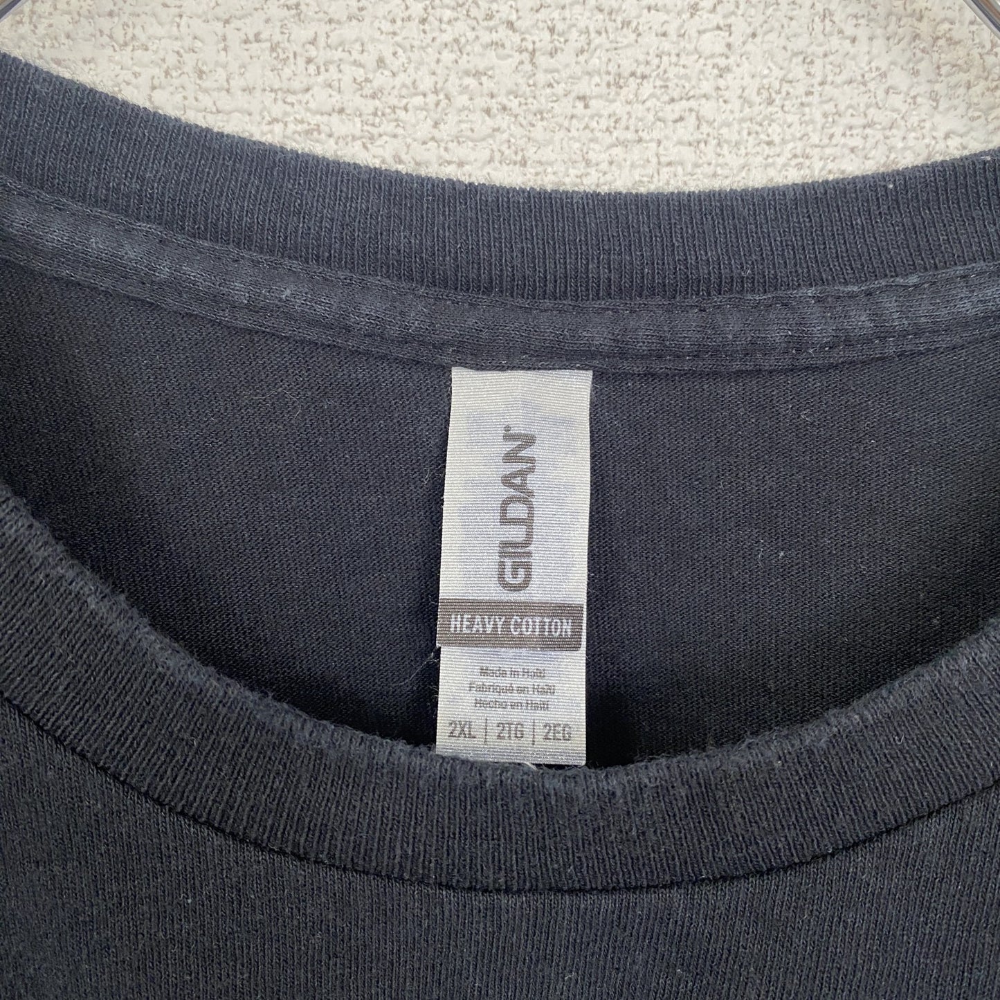 古着 used　Live by Yo Rep　半袖プリントTシャツ　ラッパー　レトロデザイン　黒　ブラック　2XLサイズ