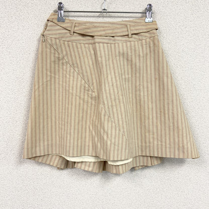 Vivienne Westwood RED LABEL　ヴィヴィアン　フレアスカート　ベージュ　ストライプ　38サイズ