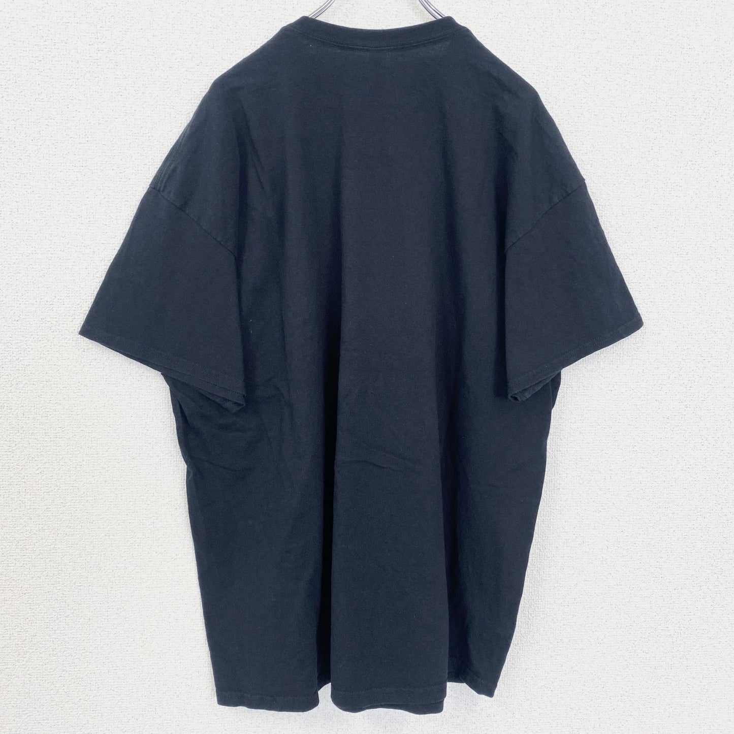 古着 used　Live by Yo Rep　半袖プリントTシャツ　ラッパー　レトロデザイン　黒　ブラック　2XLサイズ