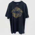 古着 used　半袖音楽プリントTシャツ　ナイトレンジャー　ハードロック　黒　ブラック　クルーネック　Lサイズ