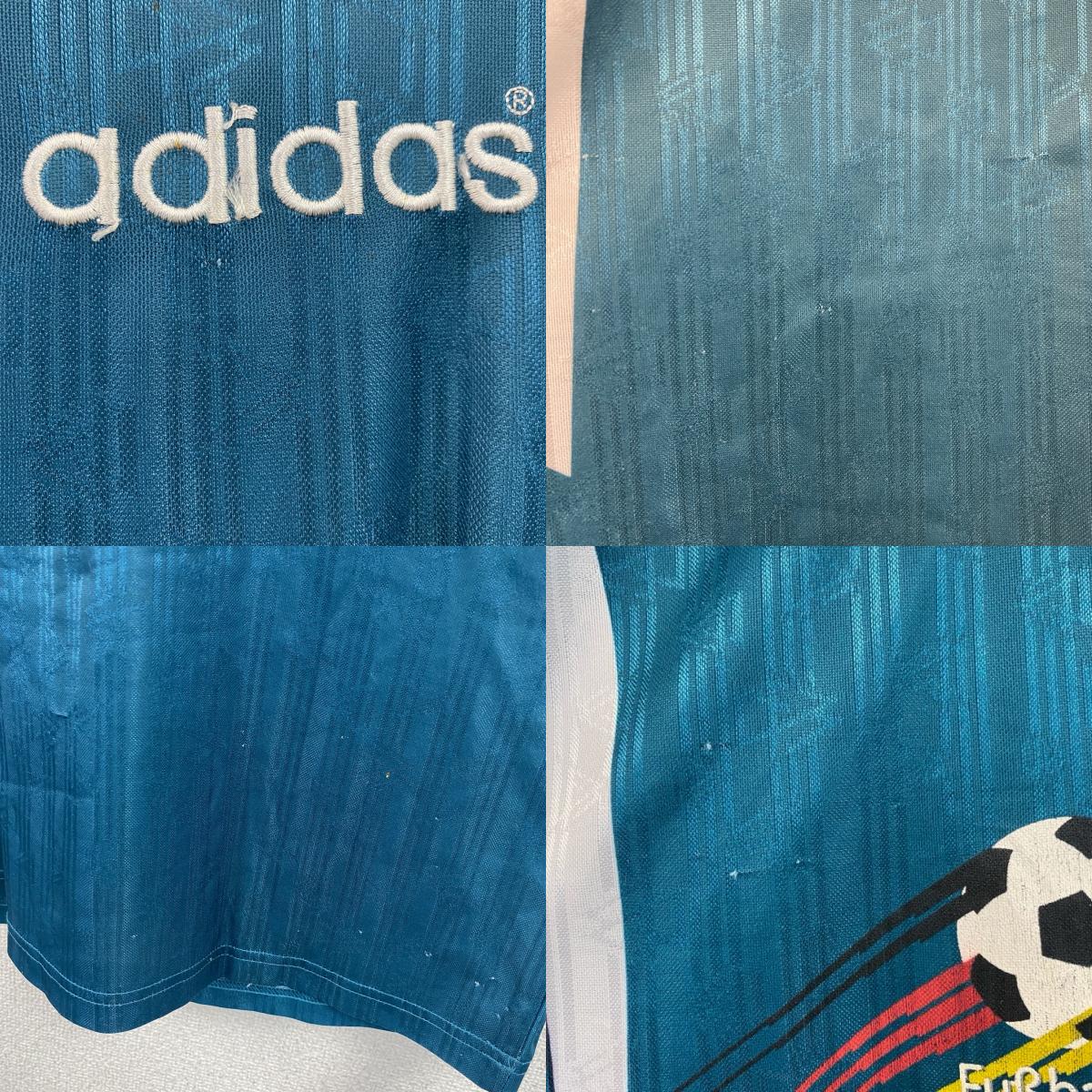 adidas　アディダス　ドイツ代表　ユニフォーム　ゲームシャツ　青　ブルー　Mサイズ