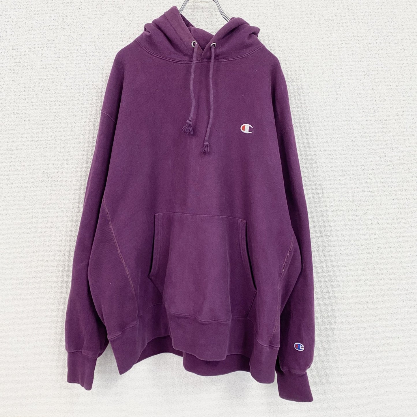 Champion　チャンピオン　リバースウィーブ　スウェットパーカー/フーディー　紫　パープル　XLサイズ