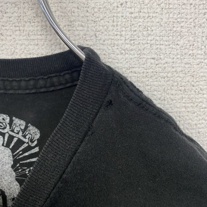 古着 used　半袖音楽プリントTシャツ　ナイトレンジャー　ハードロック　黒　ブラック　クルーネック　Lサイズ