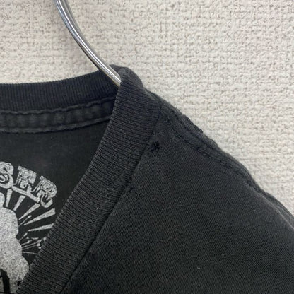 古着 used　半袖音楽プリントTシャツ　ナイトレンジャー　ハードロック　黒　ブラック　クルーネック　Lサイズ
