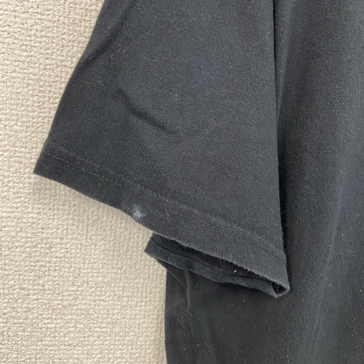 古着 used　TEES FACTORY　半袖プリントTシャツ　トカゲ　カジュアルデザイン　黒　ブラック　クルーネック　Lサイズ