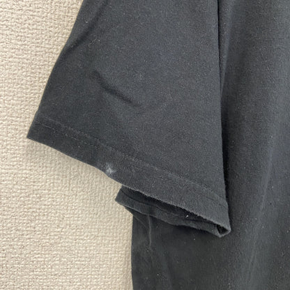 古着 used　TEES FACTORY　半袖プリントTシャツ　トカゲ　カジュアルデザイン　黒　ブラック　クルーネック　Lサイズ
