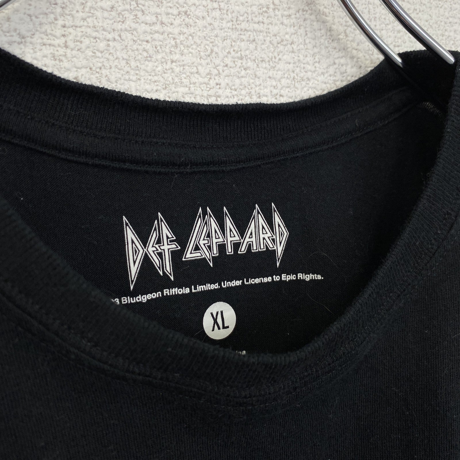 古着 used　DEF LEPPARD　デフレオパード　半袖プリントTシャツ　アニマル　クルーネック　XLサイズ
