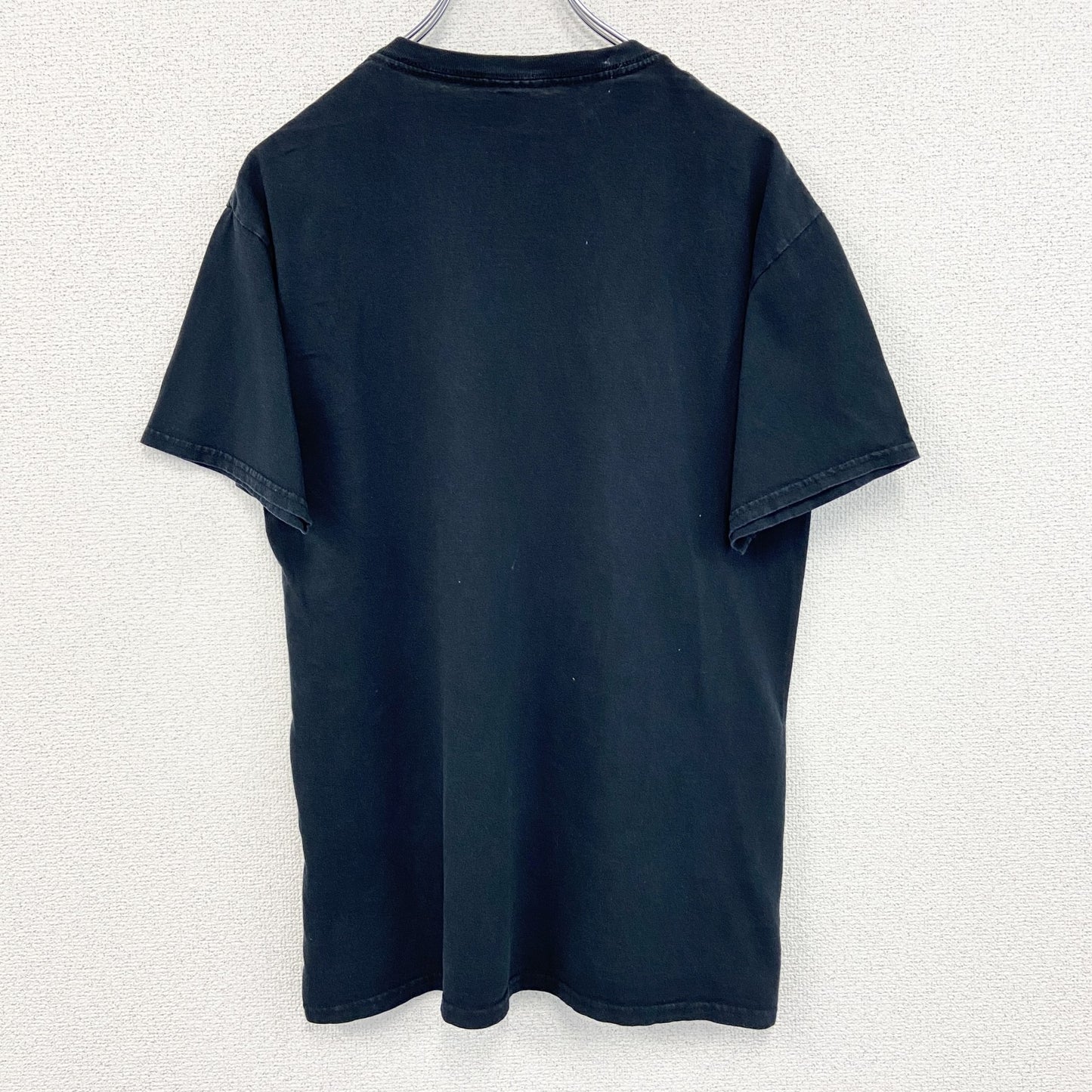 古着 used　２PAC julce　半袖プリントTシャツ　カジュアルデザイン　レトロ　黒　ブラック　クルーネック　Mサイズ