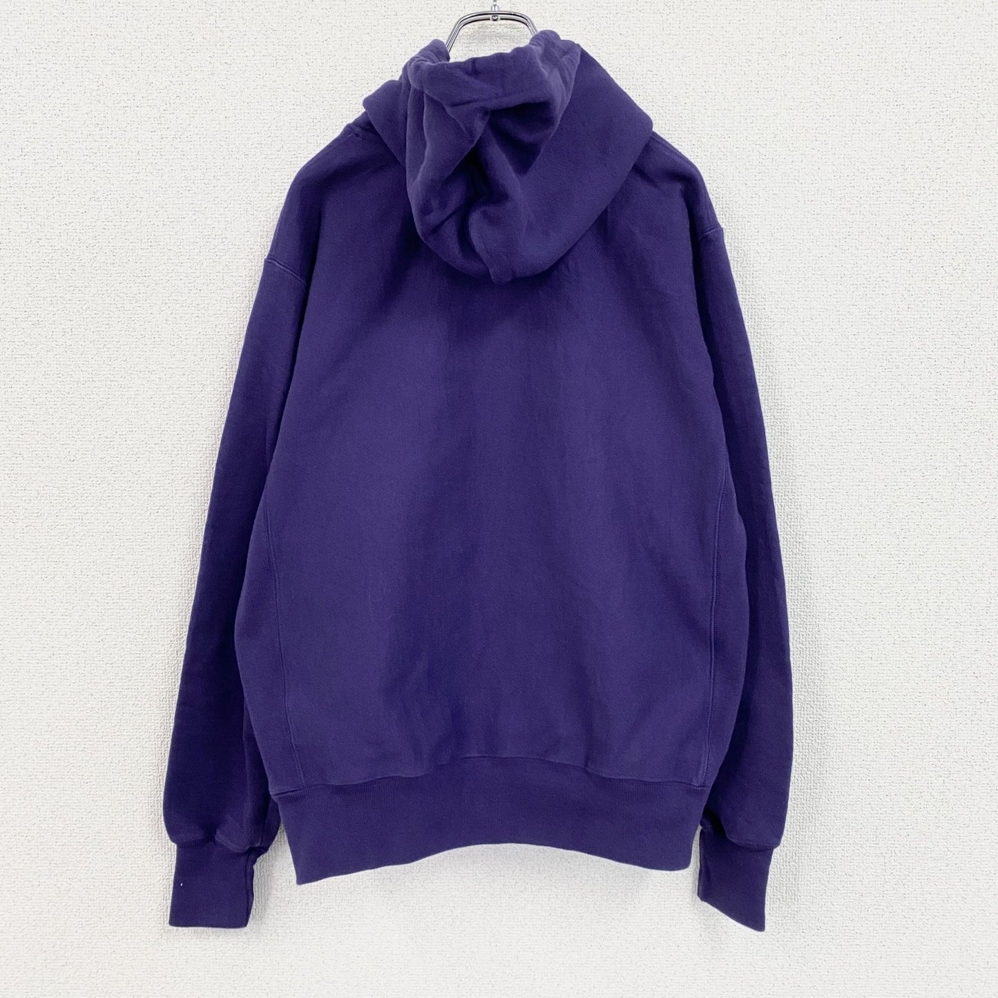 Champion　チャンピオン　リバースウィーブ　スウェットパーカー/フーディー　アーチプリント　紫　パープル　XLサイズ