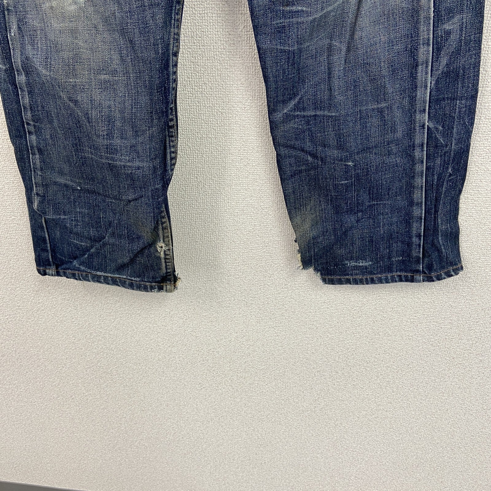 Levi’s　リーバイス　569　ダメージデニムパンツ/ジーンズ　縦落ち　インディゴ　W31サイズ