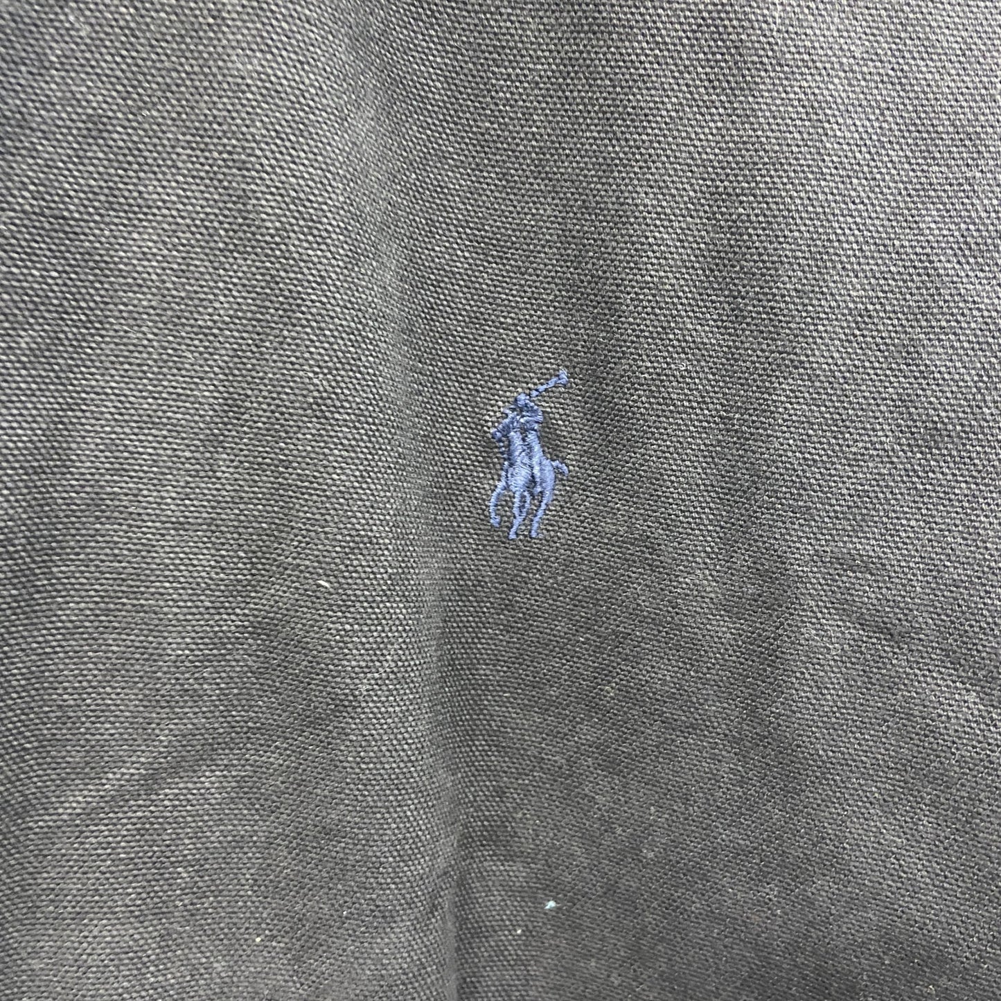 Polo by Ralph Lauan　ラルフローレン　スイングトップ　刺繡ロゴ　フェード　黒　ブラック　XLサイズ