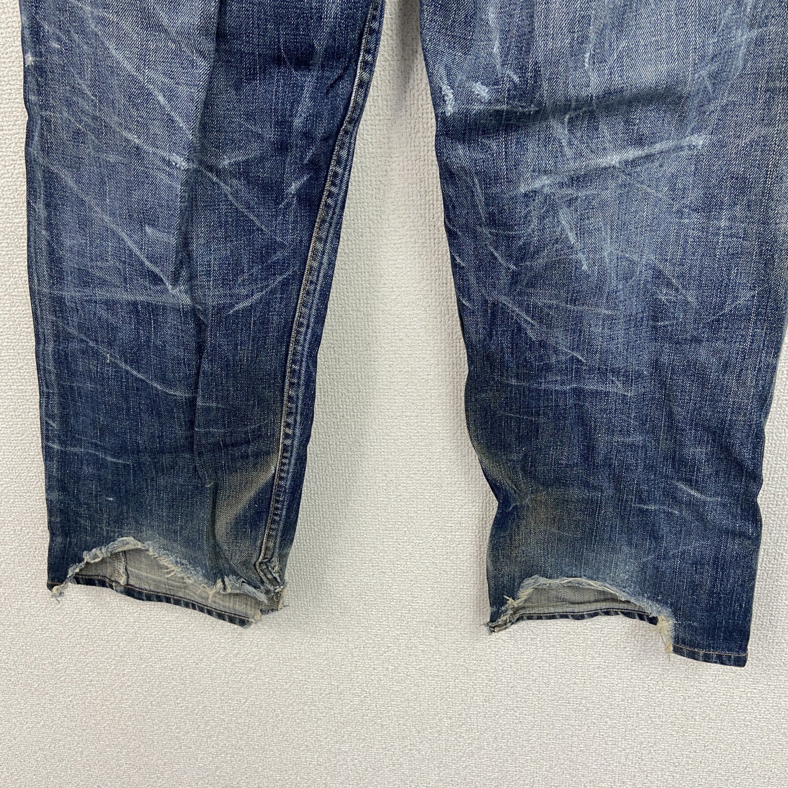 Levi’s　リーバイス　569　ダメージデニムパンツ/ジーンズ　縦落ち　インディゴ　W31サイズ