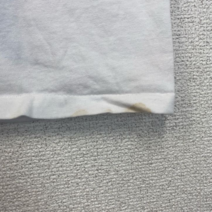 古着 used　半袖プリントTシャツ　ホワイト　白　インディアン　オグラララコタ　シングルステッチ　XLサイズ