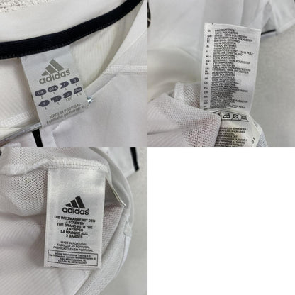00s　adidas　アディダス　RAUL　ラウール　レアルマドリード　ユニフォーム　ゲームシャツ　白　ホワイト　Lサイズ