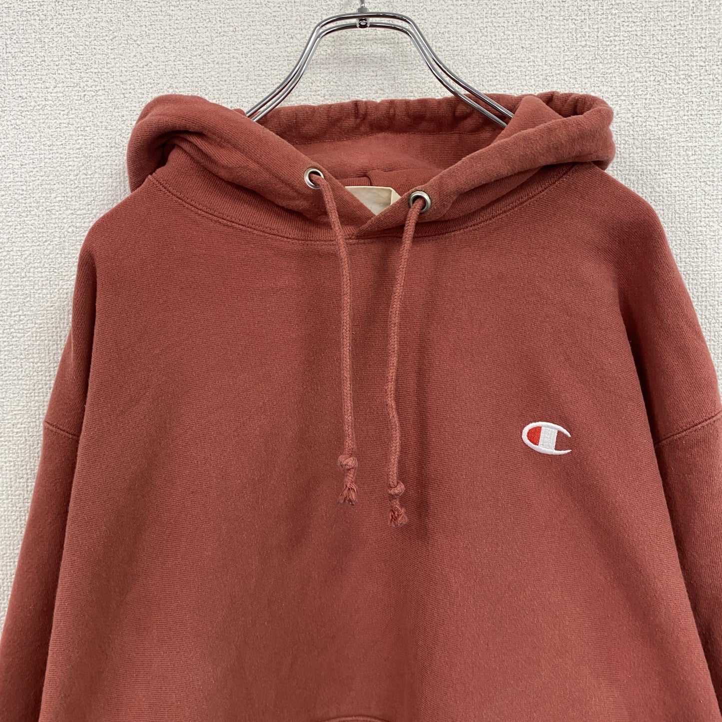 Champion　チャンピオン　リバースウィーブ　スウェットパーカー/フーディー　赤　レッド　XLサイズ