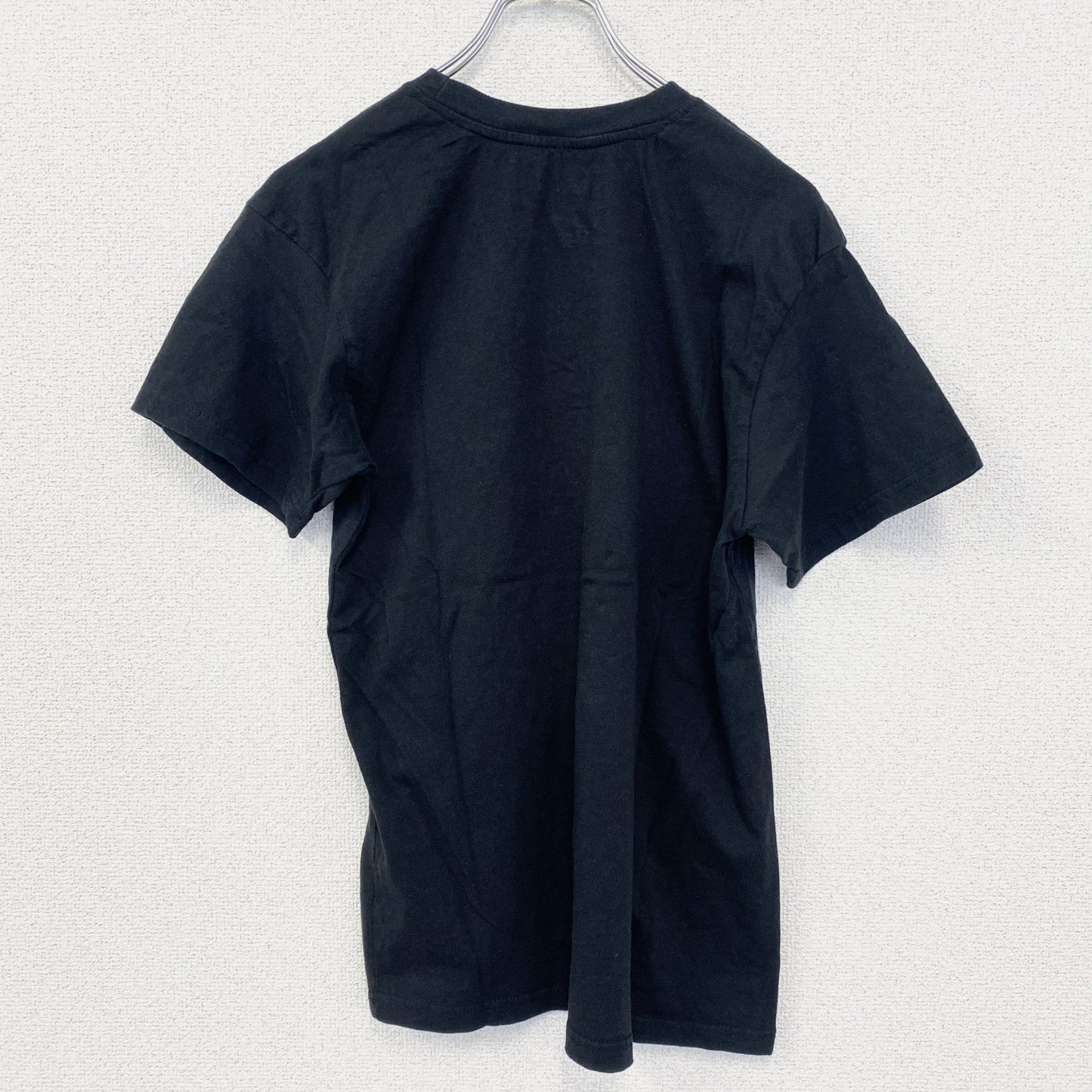 古着 used　半袖音楽プリントTシャツ　マリリンモンロー　タトゥー　個性的　黒　ブラック　クルーネック　Mサイズ