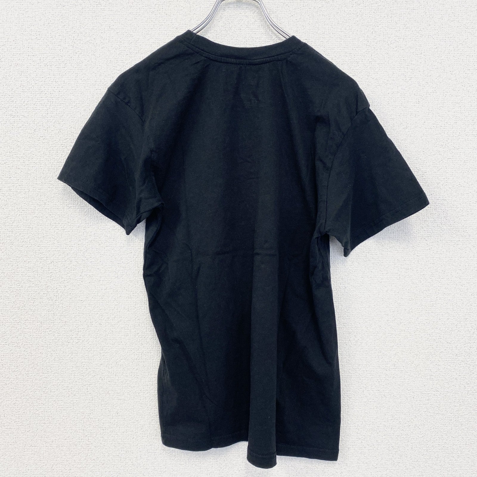 古着 used　半袖音楽プリントTシャツ　マリリンモンロー　タトゥー　個性的　黒　ブラック　クルーネック　Mサイズ