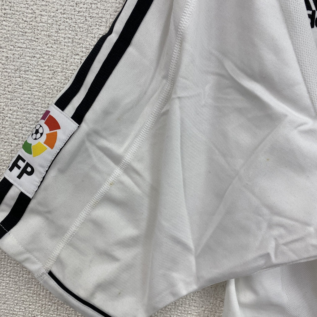 00s　adidas　アディダス　RAUL　ラウール　レアルマドリード　ユニフォーム　ゲームシャツ　白　ホワイト　Lサイズ