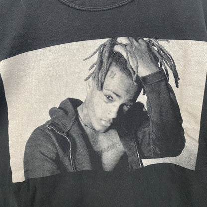 古着 used　半袖音楽プリントTシャツ　XXX tentaction　ラッパー　ラップ　ヒップホップ　黒　ブラック　Lサイズ