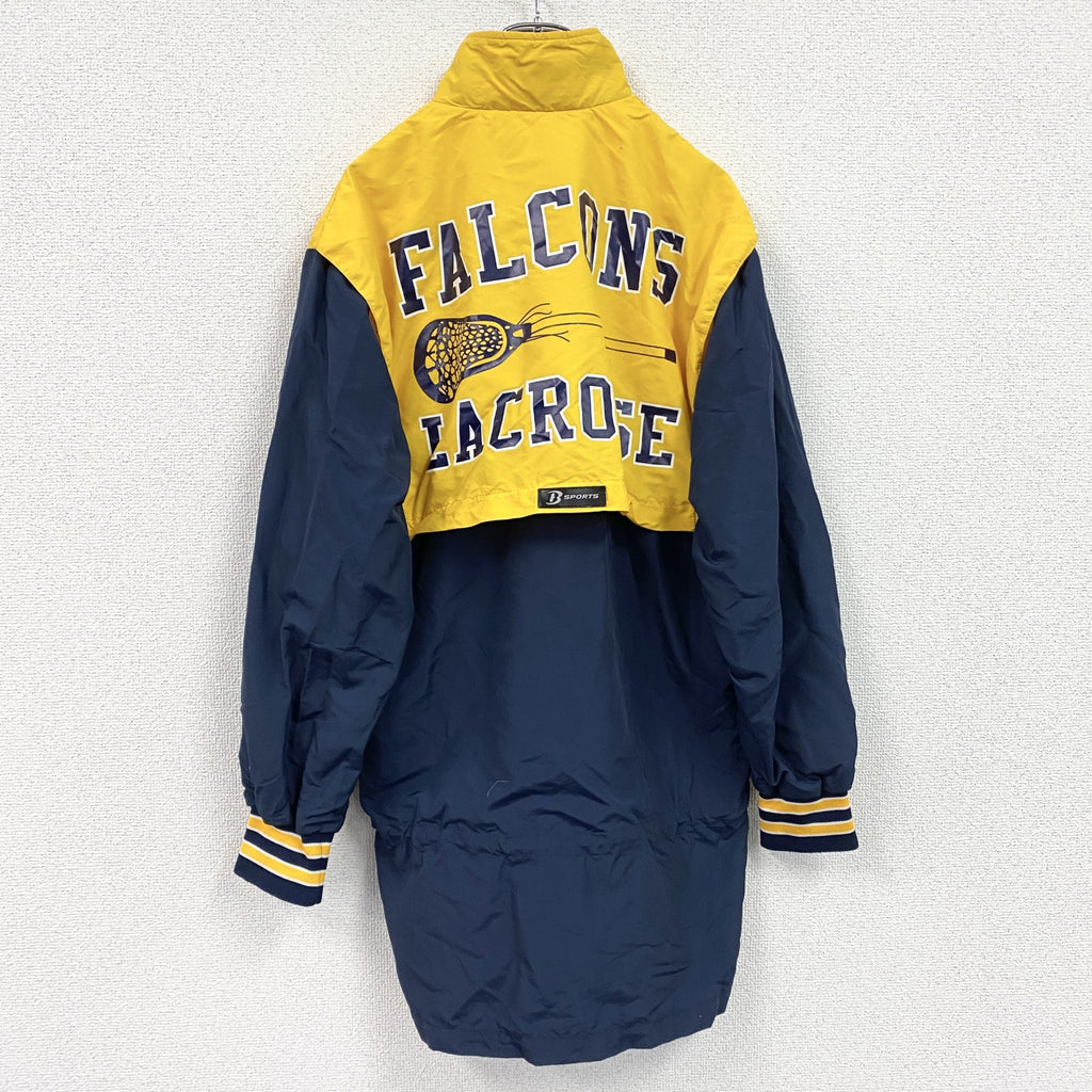 ～00s　B SPORTS　ハーフジッププルオーバージャケット　ヴィンテージ　紺　ネイビー　Mサイズ