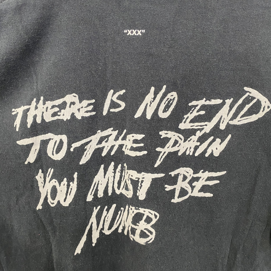 古着 used　半袖音楽プリントTシャツ　XXX tentaction　ラッパー　ラップ　ヒップホップ　黒　ブラック　Lサイズ