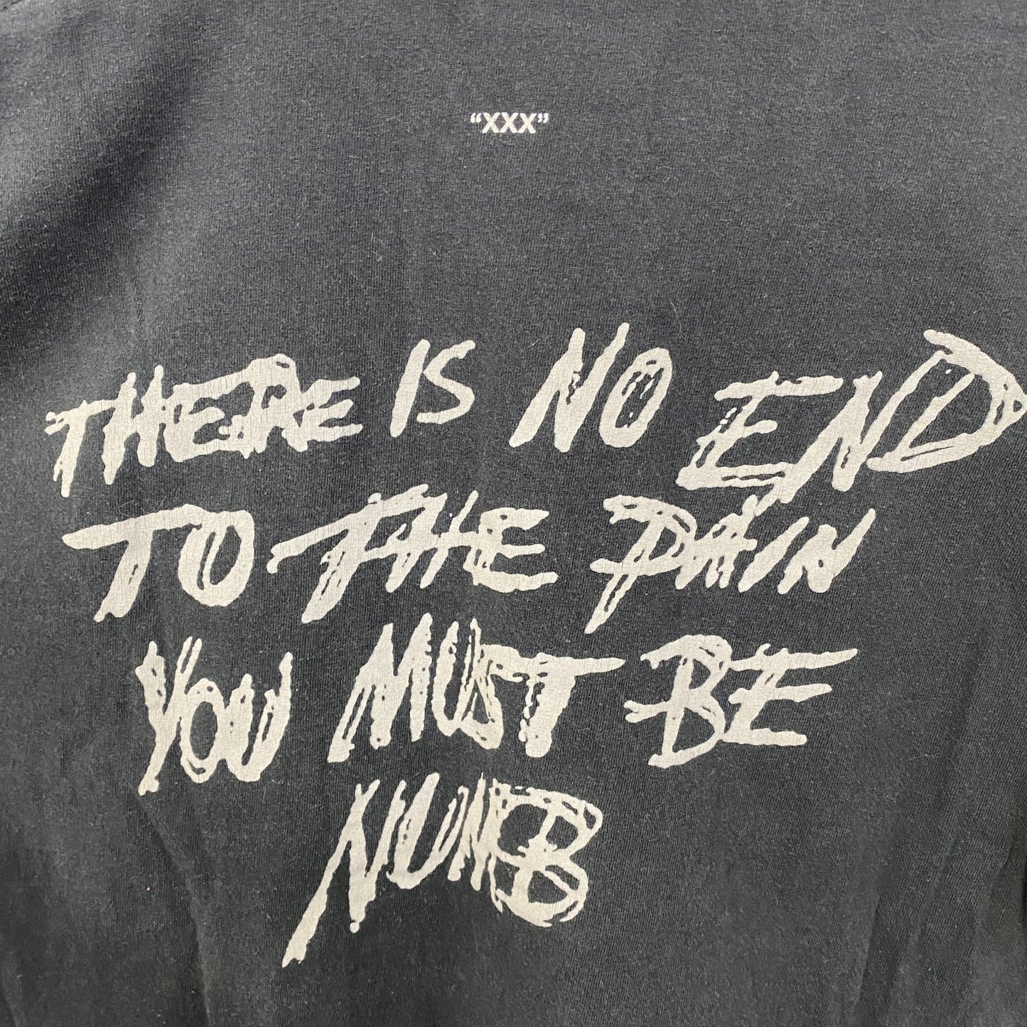 古着 used　半袖音楽プリントTシャツ　XXX tentaction　ラッパー　ラップ　ヒップホップ　黒　ブラック　Lサイズ