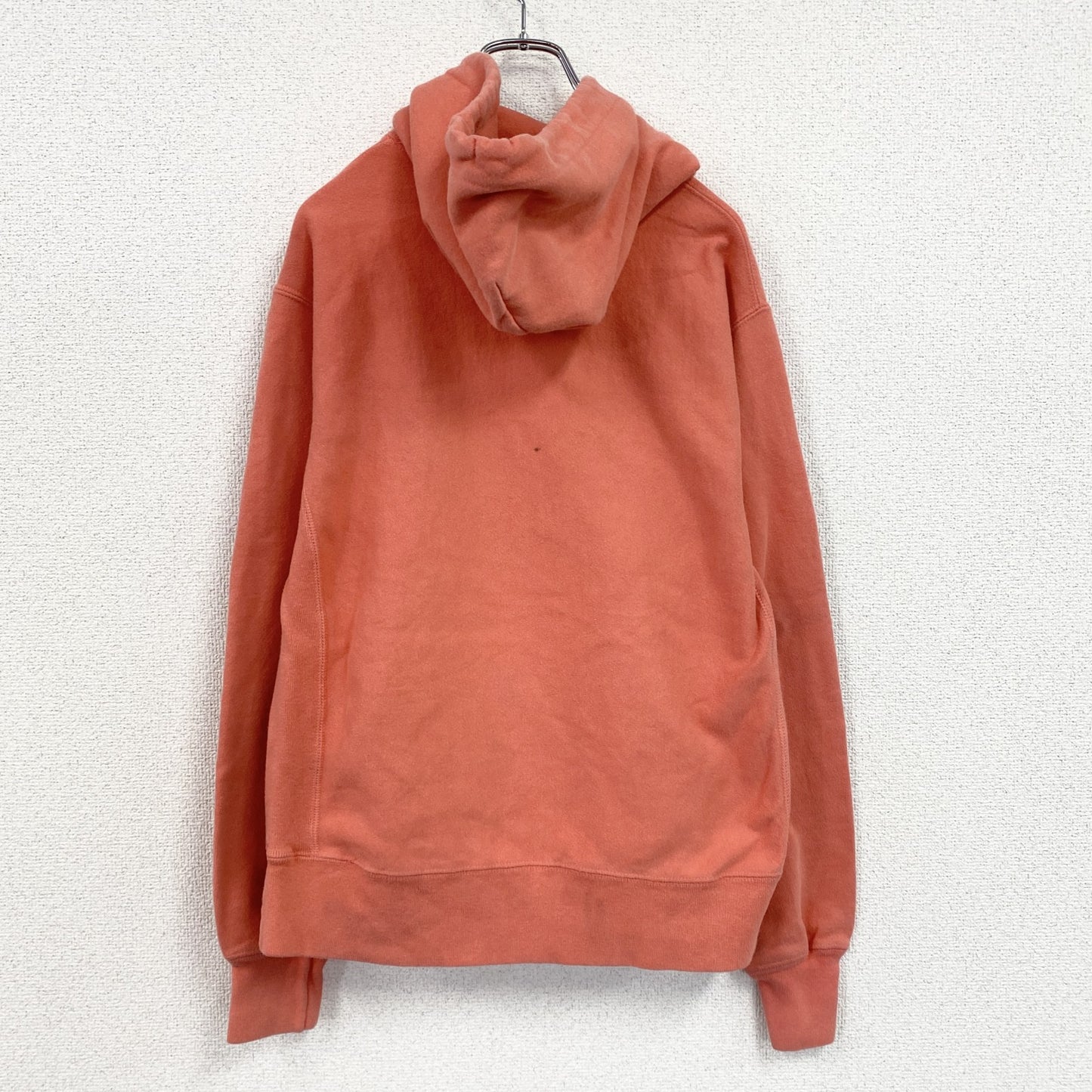 Champion　チャンピオン　リバースウィーブ　スウェットパーカー/フーディー　目無し　サーモンピンク　Mサイズ