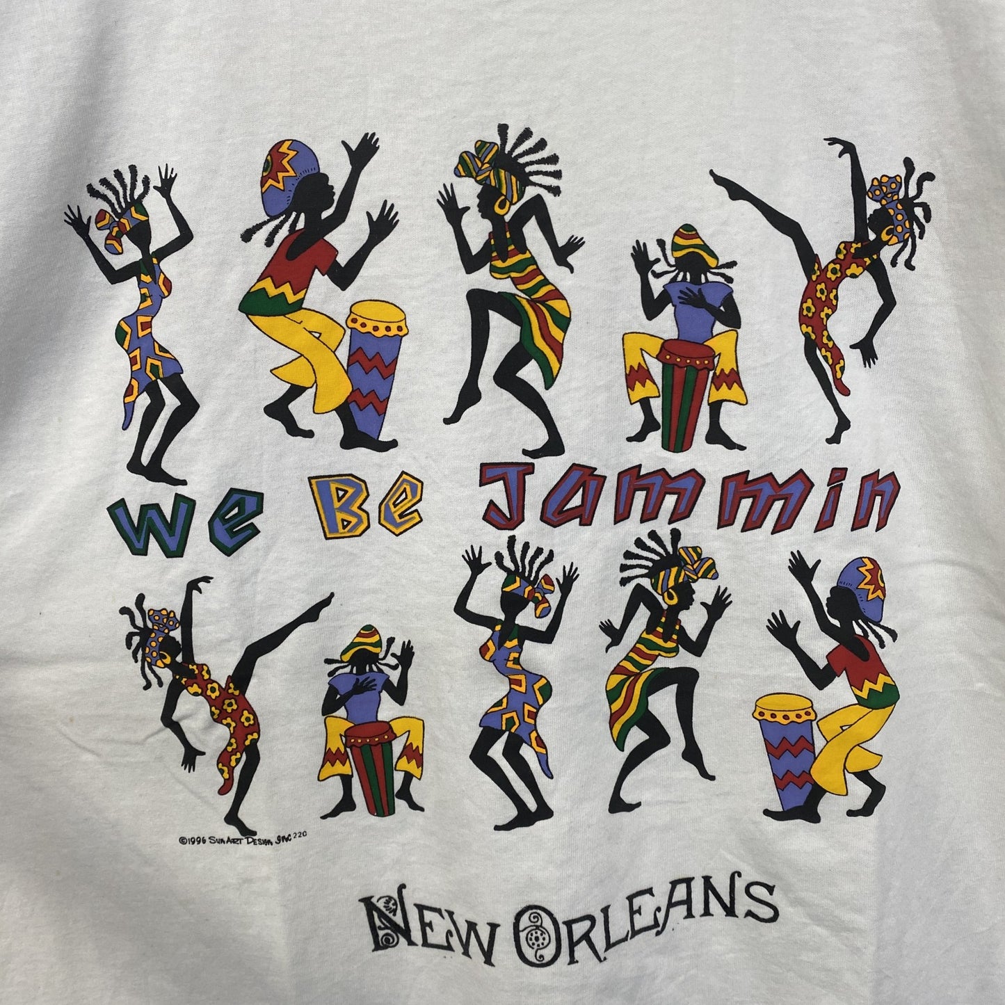 古着 used　ヘインズ　半袖プリントTシャツ　ホワイト　白　ジャマイカ　ジャム　 USA製　シングルステッチ　Lサイズ