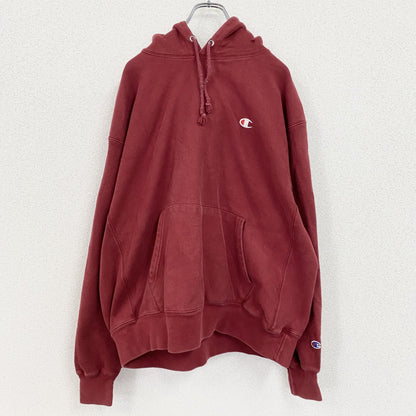 Champion　チャンピオン　リバースウィーブ　スウェットパーカー/フーディー　赤　レッド　XLサイズ