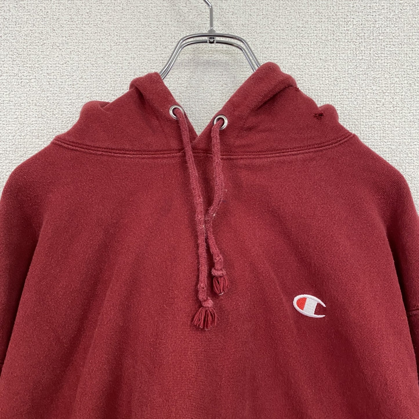 Champion　チャンピオン　リバースウィーブ　スウェットパーカー/フーディー　赤　レッド　XLサイズ