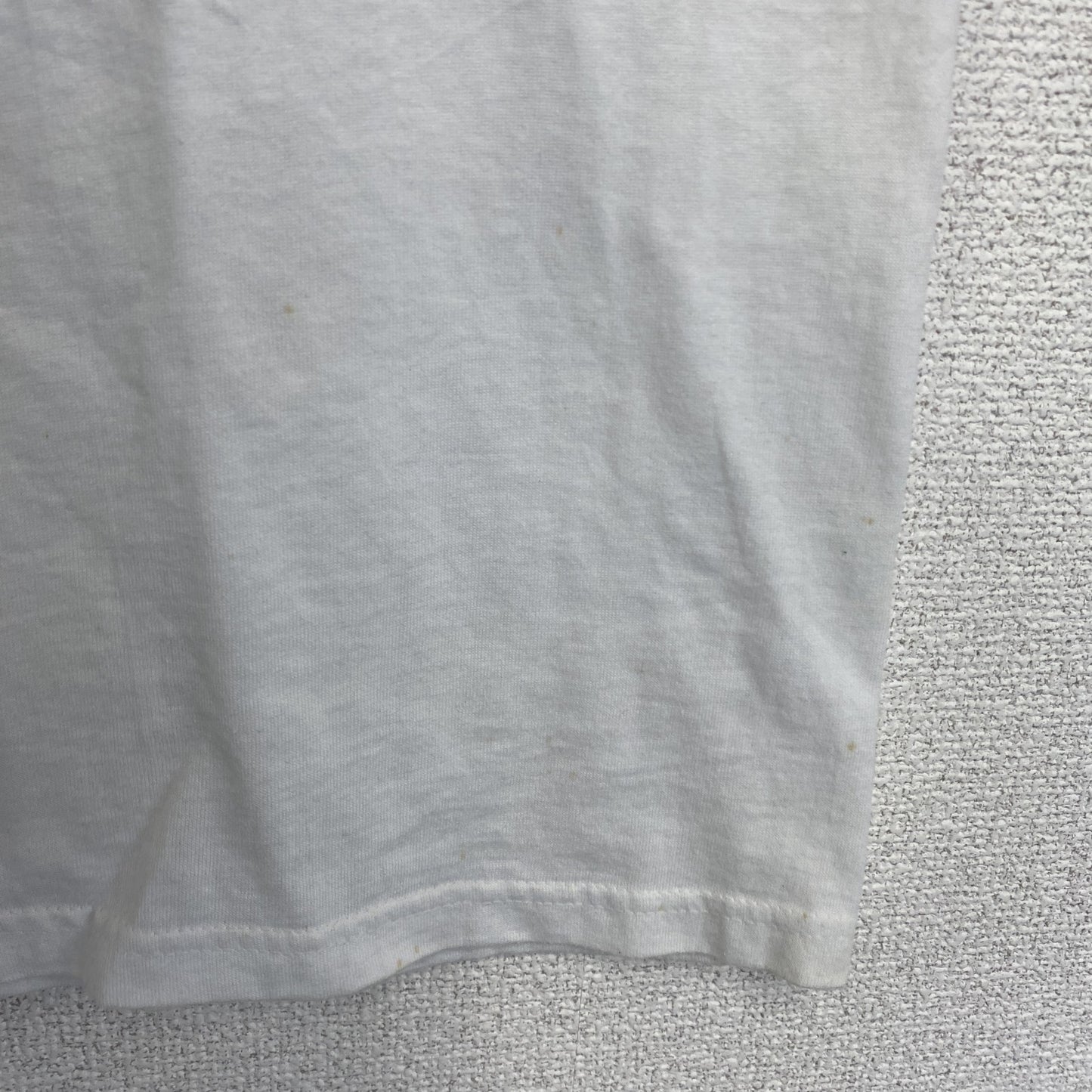 古着 used　ヘインズ　半袖プリントTシャツ　ホワイト　白　ジャマイカ　ジャム　 USA製　シングルステッチ　Lサイズ
